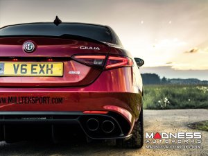 Alfa Romeo Giulia Performance Exhaust - 2.9L QV - Milltek - Cat Back Design
